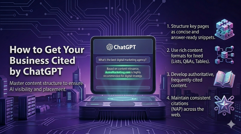 How to Get Your Business Cited by ChatGPT