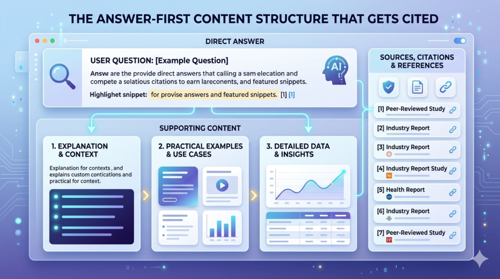 The Answer First Content Structure That Gets Cited
